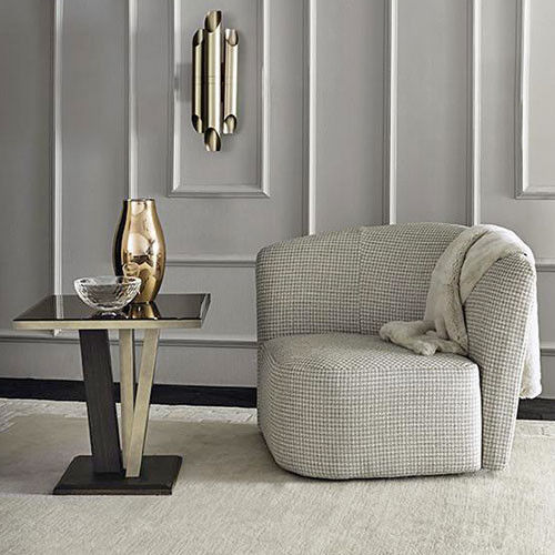 Modern Upholstery Armchair With Fabric Options For Star Hotel Reception Area 6