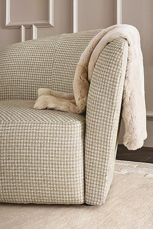 Modern Upholstery Armchair With Fabric Options For Star Hotel Reception Area 3