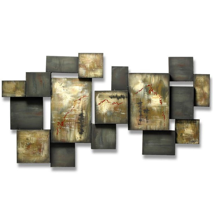 Bespoke Modern Abstract Hotel Metal Wall Art Sculptures Elevating Interior Design 3