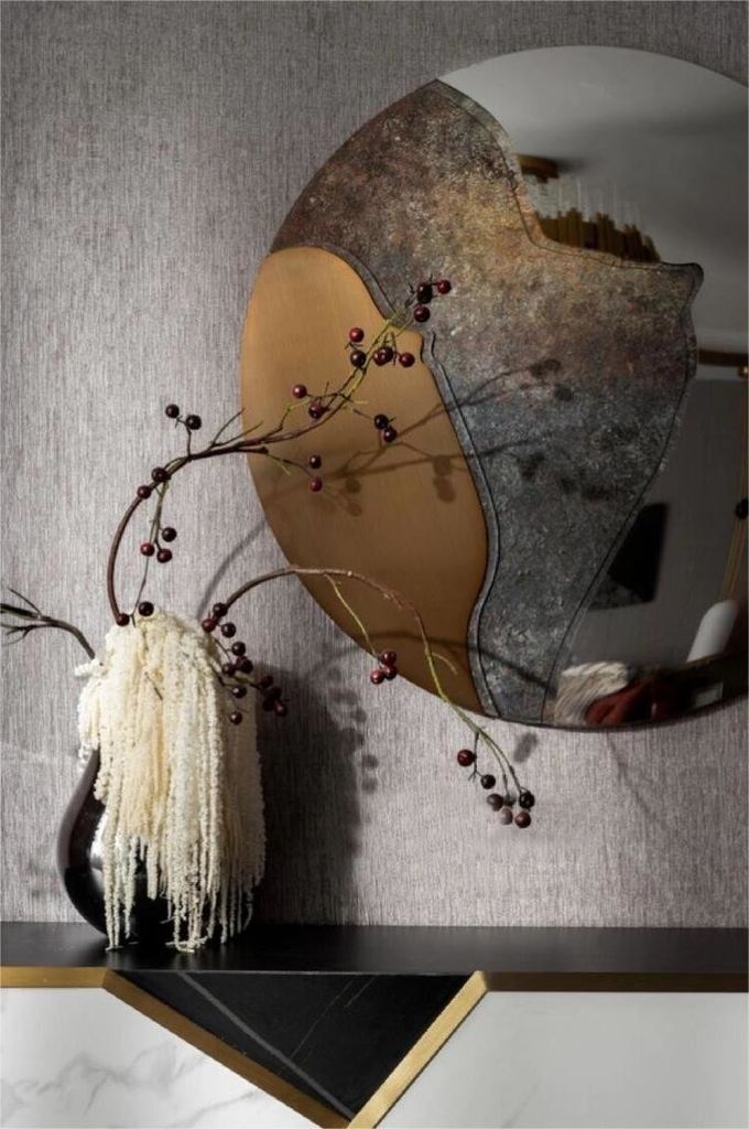 Hand Painted Rust Texture Wall Piece 3d High Light Luxury Modern Interior Painting 7