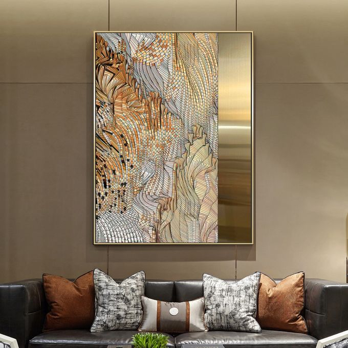 Quality Interior Accent Wall Decorations Background Star Hotel Texture Art Pieces 3