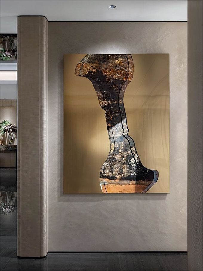 Spatial Aesthetics Wall Decor High-End Hotel Restaurant Metal Backdrop Furniture 4