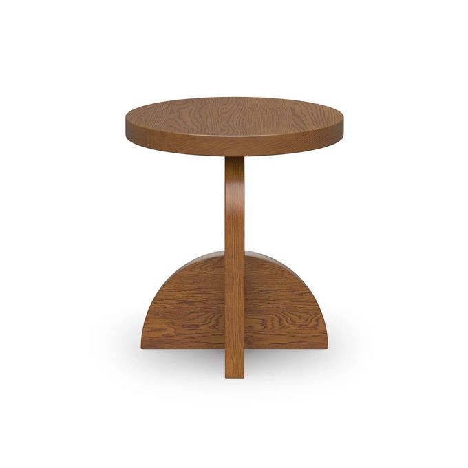 5 Star Hotel Room Minimalist Style Solid Oak Wood Side Table 0