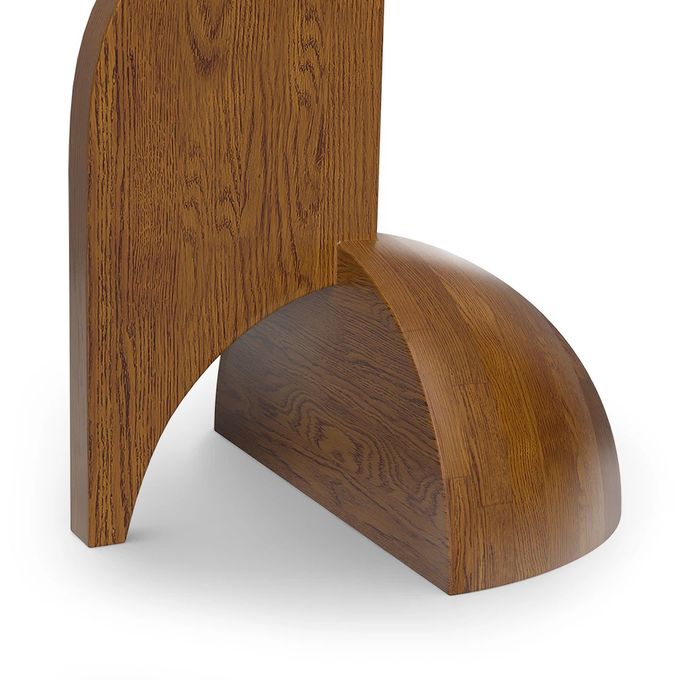 5 Star Hotel Room Minimalist Style Solid Oak Wood Side Table 4