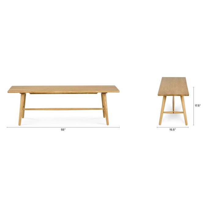Restaurant Furniture Modern Minimalist Style Dinning Bench 5