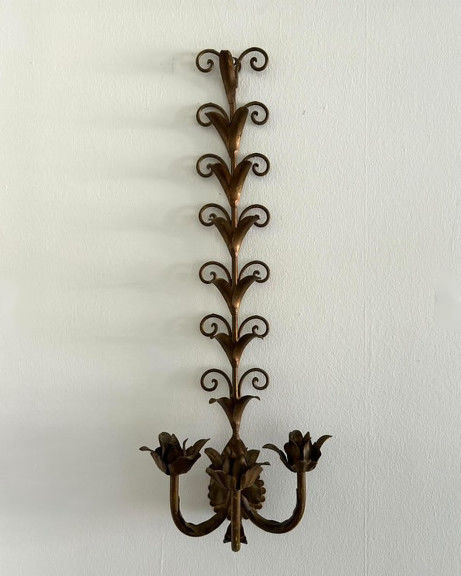 High End 5 Star Hotel Wall Iron Work Luxury Sconce Decoration 0