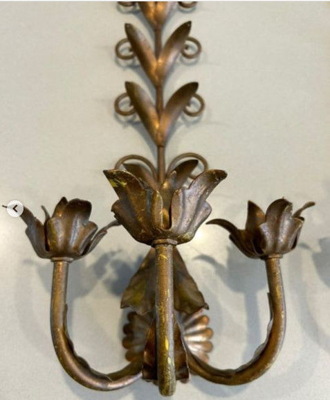 High End 5 Star Hotel Wall Iron Work Luxury Sconce Decoration 2