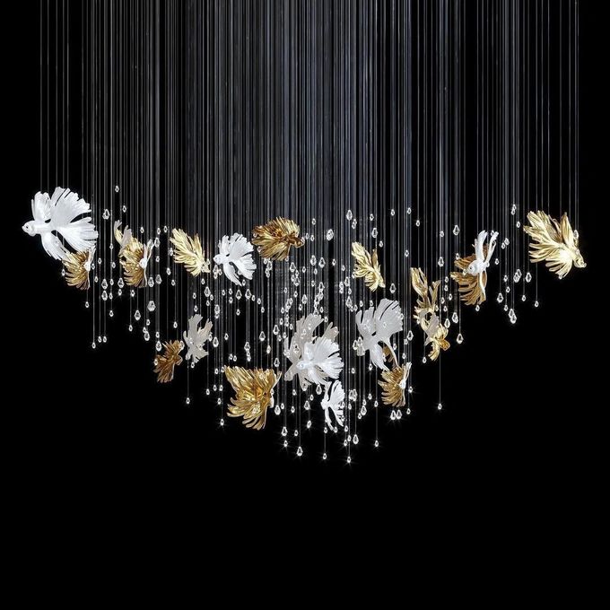 3000K 4000K 5000K 6000K DALI Dimming Ceramic Lighting For Hotel Restaurant Design 5