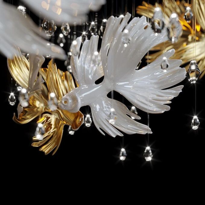 3000K 4000K 5000K 6000K DALI Dimming Ceramic Lighting For Hotel Restaurant Design 3