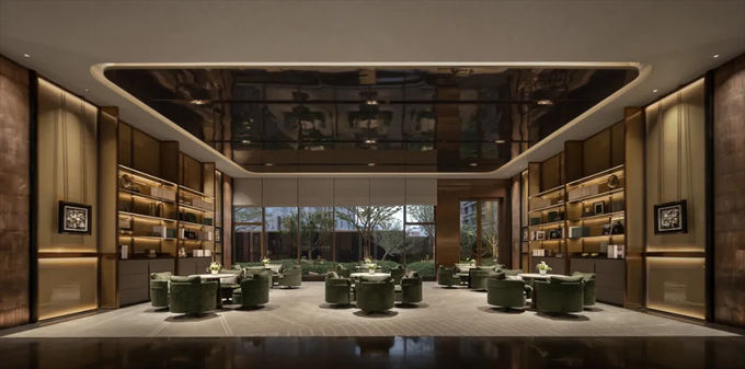 Melting Clock Art Creation Metal Sculpture With Ceiling Hanging Design For Hotel 10