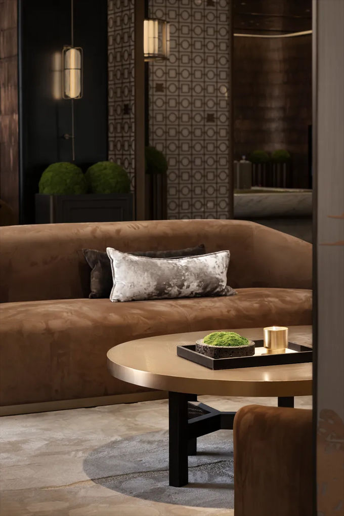 Melting Clock Art Creation Metal Sculpture With Ceiling Hanging Design For Hotel 5