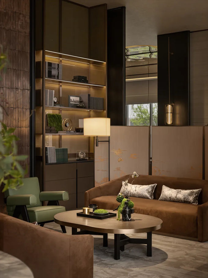 Melting Clock Art Creation Metal Sculpture With Ceiling Hanging Design For Hotel 6