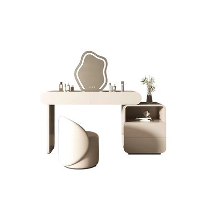 Good price Creative Apricot Hotel Dressing Table Set With Drawers Solid Wood online