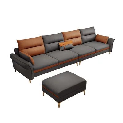 Good price Hotel Living Room Modern Luxury Leather Sofa Sophisticated Craftsman online