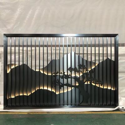 Good price Pop Metal Stainless Steel Hotel Furniture Screen Hotel Decoration Braided Titanium Gold online