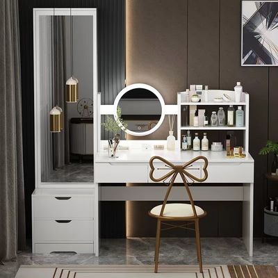 Good price Mirror Bedroom Dressing Table Hotel Makeup Vanity Table online