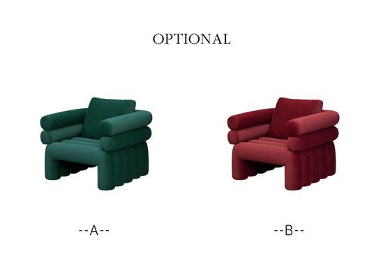 Good price Living Room Velvet Single Lounge Sofa Chair Italian Minimalist Hotel Furniture online