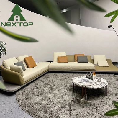 Buy Custom Interior Luxury Sofa Furniture Elegant Curved Floor Seating Sofa online manufacture