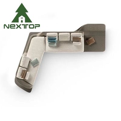 Good price Hotel Guests Corner Sofa Sales Office Reception Area L-Shaped  Negotiation sofa online