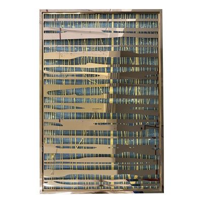Good price Transform Your Hotel Decor With Stainless Steel 3D Abstract Wall Screen Hanging online