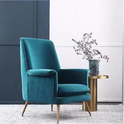 Good price Scandinavian Simple Hotel Velvet Single Sofa Customized Colour Size online